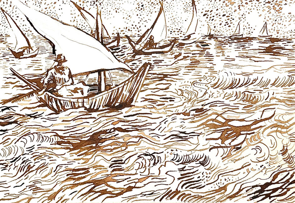 (Ink & Reed Pen, 14x16)